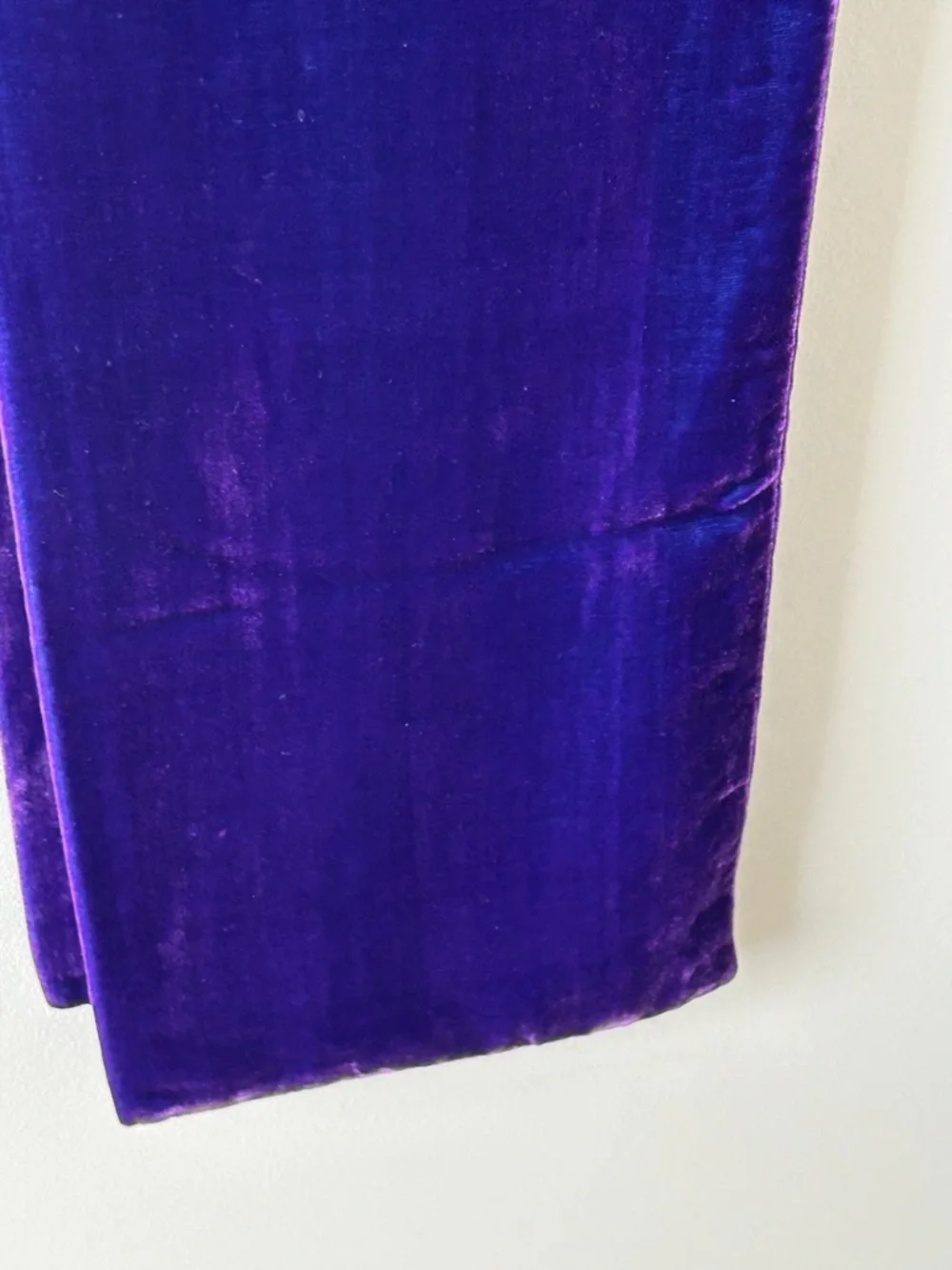 Purple Velvet Scarf